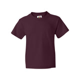 3930BR Fruit of the Loom HD Cotton Youth Short Sleeve T-Shirt Maroon