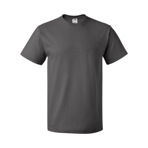 3930R Fruit of the Loom HD Cotton Short Sleeve T-Shirt Charcoal Grey