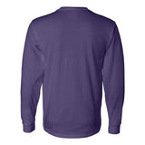 4930R Fruit of the Loom HD Cotton Long Sleeve T-Shirt Purple