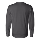 4930R Fruit of the Loom HD Cotton Long Sleeve T-Shirt Charcoal Grey