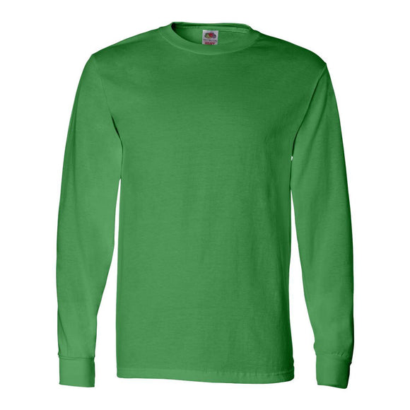 4930R Fruit of the Loom HD Cotton Long Sleeve T-Shirt Kelly