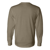 4930R Fruit of the Loom HD Cotton Long Sleeve T-Shirt Khaki