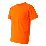 29MPR JERZEES Dri-Power® 50/50 T-Shirt with a Pocket Safety Orange