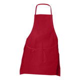 5502 Liberty Bags Two-Pocket Butcher Apron Red