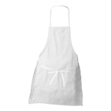 5502 Liberty Bags Two-Pocket Butcher Apron White