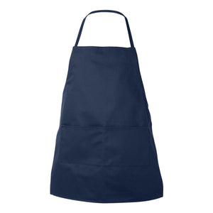 5502 Liberty Bags Two-Pocket Butcher Apron Navy