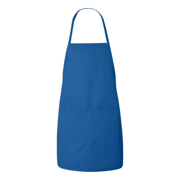 5505 Liberty Bags Long Butcher Block Apron Royal