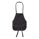 5507 Liberty Bags Adjustable Neck Strap Apron Black