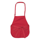 5507 Liberty Bags Adjustable Neck Strap Apron Red