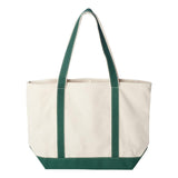 8872 Liberty Bags X-Large Boater Tote Natural/ Forest