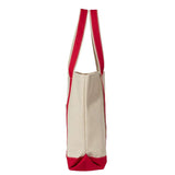 8872 Liberty Bags X-Large Boater Tote Natural/ Red