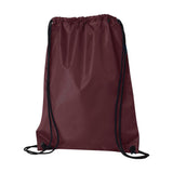 8886 Liberty Bags Value Drawstring Backpack Maroon