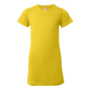 3616 LAT Women's Fitted Fine Jersey Tee Yellow