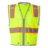 1510-1511 Kishigo Premium Brilliant Series® Heavy-Duty Class 2 Vest Lime