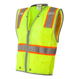 1510-1511 Kishigo Premium Brilliant Series® Heavy-Duty Class 2 Vest Lime