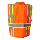 1510-1511 Kishigo Premium Brilliant Series® Heavy-Duty Class 2 Vest Orange