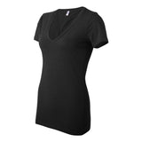 6035 BELLA + CANVAS Women’s Jersey Deep V-Neck Tee Black