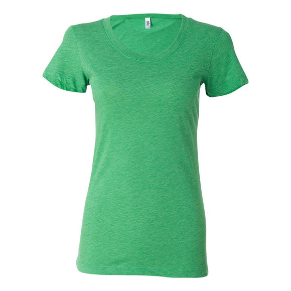 8413 BELLA + CANVAS Women's Triblend Tee Green Triblend