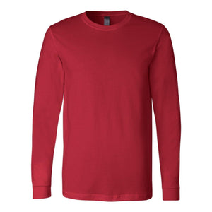 3501 BELLA + CANVAS Unisex Jersey Long Sleeve Tee Red