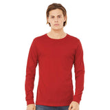 3501 BELLA + CANVAS Unisex Jersey Long Sleeve Tee Red