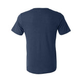 3415 BELLA + CANVAS Triblend V-Neck Short Sleeve Tee Navy Triblend