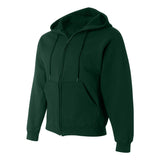 82230R Fruit of the Loom Supercotton Full-Zip Hooded Sweatshirt Forest Green