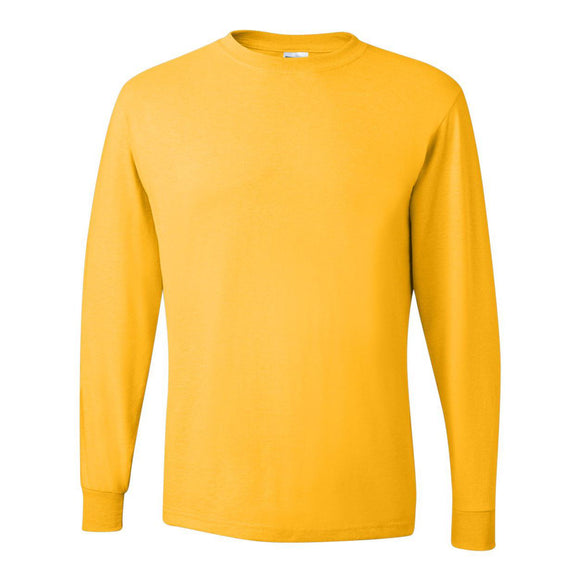 29LSR JERZEES Dri-Power® Long Sleeve 50/50 T-Shirt Island Yellow