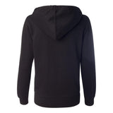 SS650Z Independent Trading Co. Juniors’ Heavenly Fleece Full-Zip Hooded Sweatshirt Black