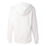 SS650Z Independent Trading Co. Juniors’ Heavenly Fleece Full-Zip Hooded Sweatshirt White