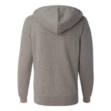 SS650Z Independent Trading Co. Juniors’ Heavenly Fleece Full-Zip Hooded Sweatshirt Gunmetal Heather