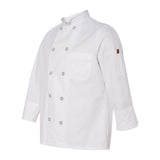 0401 Chef Designs Women's Ten Button Chef Coat White