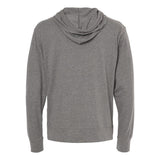 SS150JZ Independent Trading Co. Lightweight Jersey Full-Zip Hooded T-Shirt Gunmetal Heather