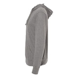 SS150JZ Independent Trading Co. Lightweight Jersey Full-Zip Hooded T-Shirt Gunmetal Heather