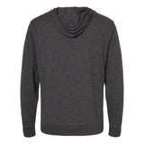 SS150JZ Independent Trading Co. Lightweight Jersey Full-Zip Hooded T-Shirt Charcoal Heather