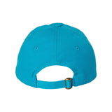 VC300A Valucap Adult Bio-Washed Classic Dad Hat Neon Blue