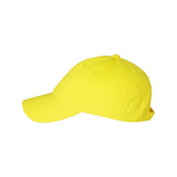 VC300A Valucap Adult Bio-Washed Classic Dad Hat Neon Yellow