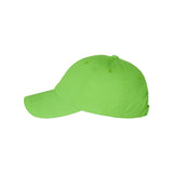 VC300A Valucap Adult Bio-Washed Classic Dad Hat Neon Green