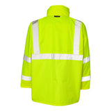 RW110-111 Kishigo Economy Full Rainsuit Lime