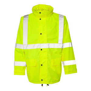 RW110-111 Kishigo Economy Full Rainsuit Lime