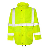 RW110-111 Kishigo Economy Full Rainsuit Lime