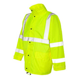 RW110-111 Kishigo Economy Full Rainsuit Lime