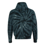 854CY Dyenomite Cyclone Hooded Tie-Dyed Sweatshirt Black