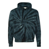 854CY Dyenomite Cyclone Hooded Tie-Dyed Sweatshirt Black