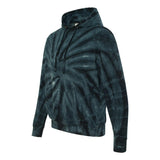 854CY Dyenomite Cyclone Hooded Tie-Dyed Sweatshirt Black