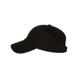 VC350 Valucap Bio-Washed Chino Twill Cap Black