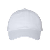 VC350 Valucap Bio-Washed Chino Twill Cap White