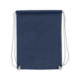 8887 Liberty Bags Drawstring Backpack with White DUROcord® Navy