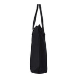 8863 Liberty Bags Tote with Top Zippered Closure Black