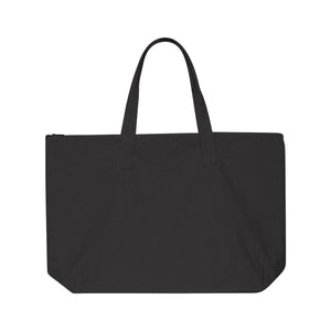 8863 Liberty Bags Tote with Top Zippered Closure Black