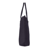 8863 Liberty Bags Tote with Top Zippered Closure Navy